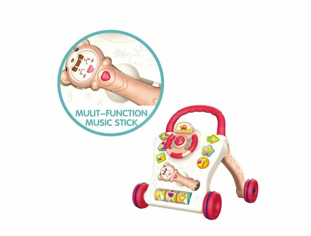 Baby Walker - Jouets &eacute;ducatifs pour b&eacute;b&eacute; - avec musique et lumi&egrave;res - jouet de marche pour b&eacute;b&eacute;