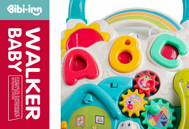 Baby Walker - Educatief Babyspeelgoed - baby loopspeelgoed - met licht en geluiden 