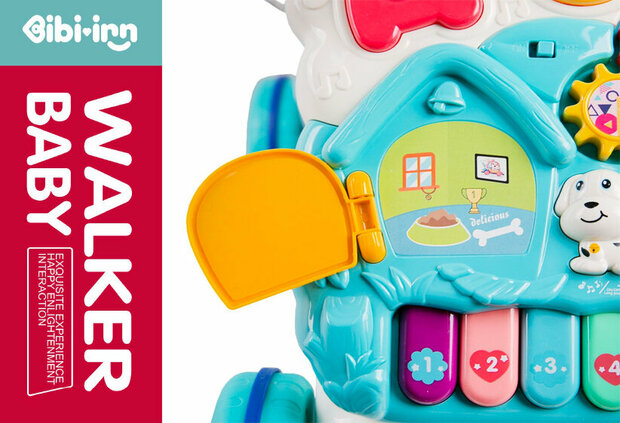 Baby Walker - Jouets &eacute;ducatifs pour b&eacute;b&eacute; - jouets de marche pour b&eacute;b&eacute; - avec lumi&egrave;re et sons