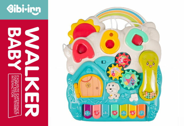 Baby Walker - P&auml;dagogisches Babyspielzeug - Lauflernspielzeug f&uuml;r Babys - mit Licht und Ger&auml;uschen