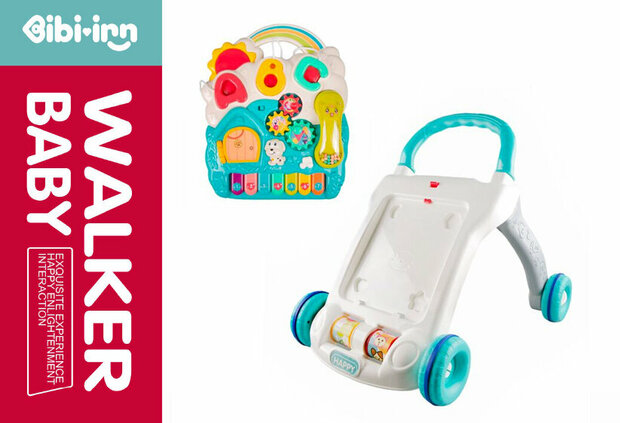 Baby Walker - Jouets &eacute;ducatifs pour b&eacute;b&eacute; - jouets de marche pour b&eacute;b&eacute; - avec lumi&egrave;re et sons