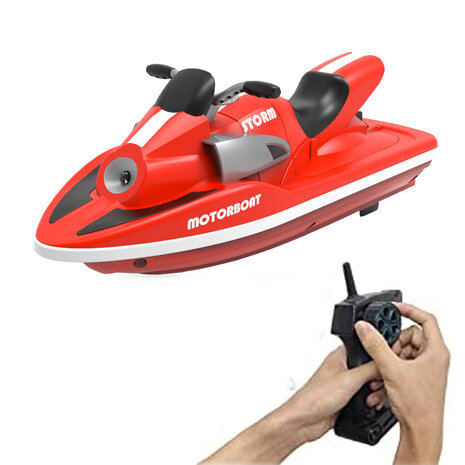 RC jet ski RISE H137 boat rechargeable 2.4GHZ 50 meters range
