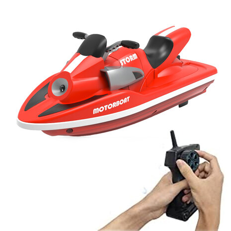 RC jetski RISE H137 boot oplaadbaar 2.4GHZ 50 meter bereik