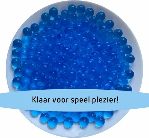 Gel ballejtes 50g of 10.000 stuks - water balletjes 7-8mm