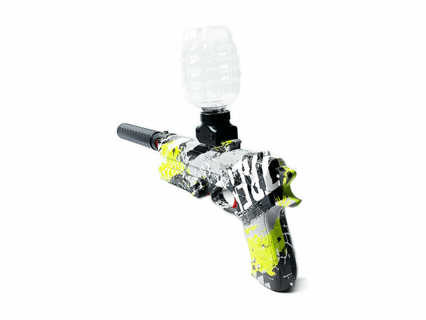 Gelblaster - Groen Graffiti - Inclusief Gelballen - Oplaadbaar - 38cm