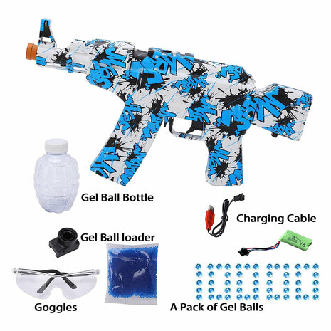 Gel Blaster - Electric orbeez gun - complete set incl. gel balls - rechargeable - 31CM