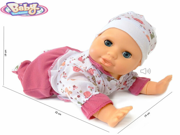 Reborn baby doll - Cute baby doll Bonnie - soft cuddly doll - 20CM The Reborn baby doll Bonnie from Ledy Toys with a cute face and 2 beautiful buns is nice to play with and cuddle. This 20 cm doll with soft plastic head is sui