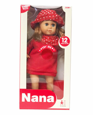 Nana sprechende Puppe 35CM - Spielzeugpuppe