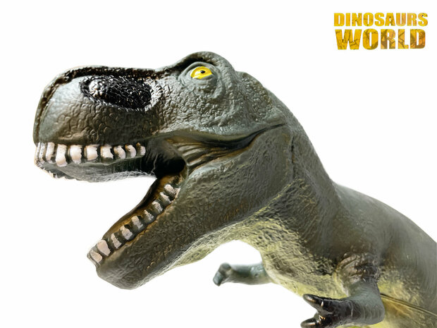  T-rex speelgoed dinosaurus - 56 cm - zacht rubber - met dino geluiden