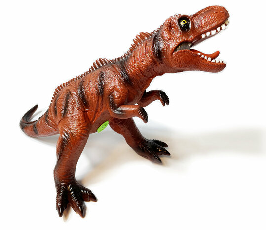 Giganotosaurus - fait des sons de dino - Dinosaure jouet 50 cm - caoutchouc souple - Dinoworld