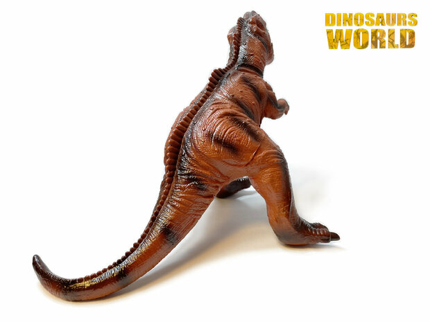 Giganotosaurus - makes dino sounds - Toy dinosaur 50 cm - soft rubber - Dinoworld