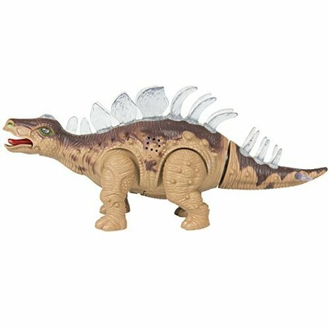 Dinosaurierspielzeug - Stegosaurus - mit Lichtern und Dinosaurierger&auml;uschen