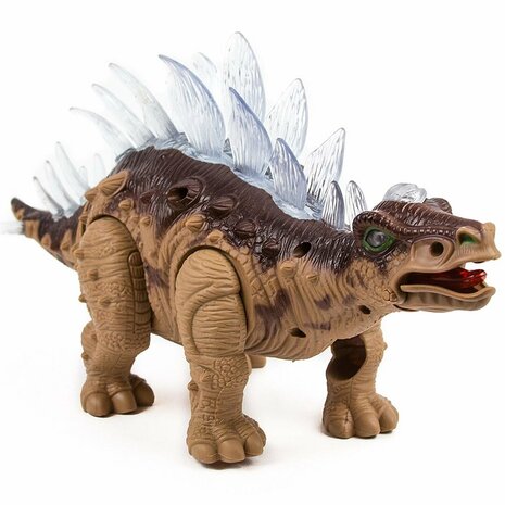 Stegosaurus  met licht en bewegende delen - Dinosaurus speelgoed 35CM