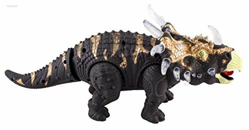 Jouet dinosaure - Triceratops - avec lumi&egrave;re et son Dino 35CM