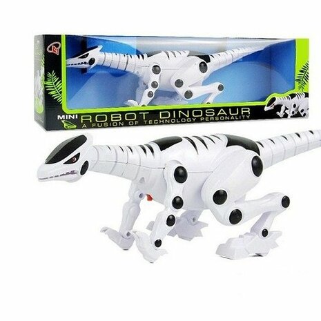 Robot dinosaurus - met dino geluiden en beweegbaar ledenmaten 37CM