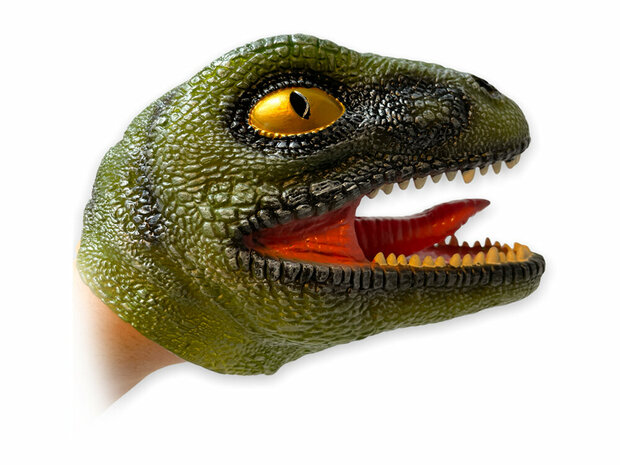 Hand Puppet Tyrannosaurus - rubber Realistic dinosaur toy hand puppet