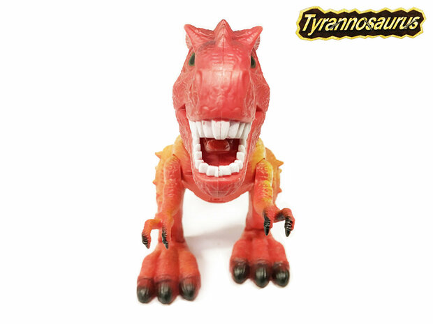 Tyrannosaurus speelgoed - interactieve dino met lichtjes en  geluid 32 CM