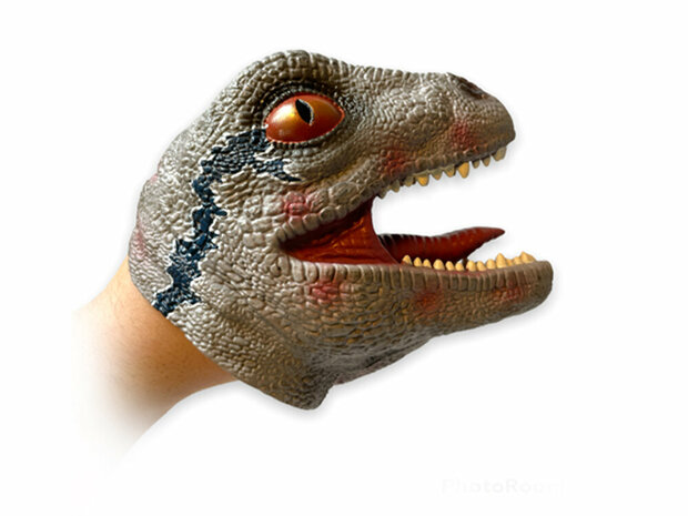 Hand Puppet Tyrannosaurus - rubber Realistic dinosaurus speelgoed handpop