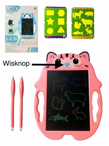 LCD drawing tablet for toddlers, preschoolers and kids | Portable electronic drawing board with memory lock | Perfect gift for kids of all ages