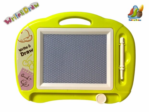 Magnetic color drawing board yellow