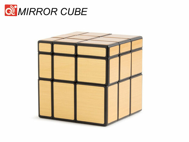 Mirror kubus 3x3 - QiYi cube - Goud