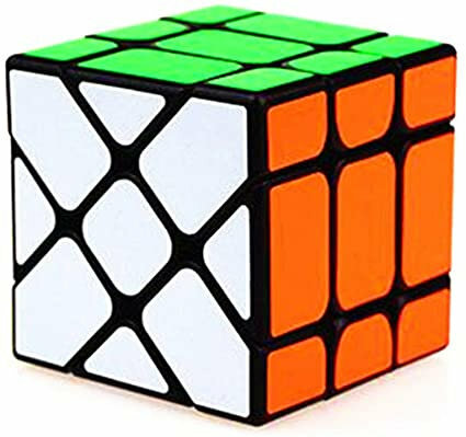 FISHER CUBE - CUBE - QIYI CUBE - PUZZLE CUBE TOY ( 6X6CM)