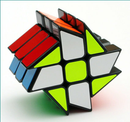 CUBE P&Ecirc;CHEUR - CUBE - CUBE QIYI - PUZZLE CUBE JOUET ( 6X6CM)