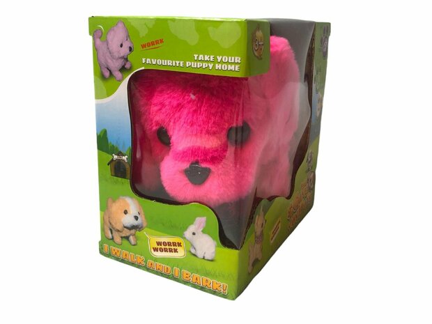 Cute Little Puppy - interactive toy dog - barks and walks