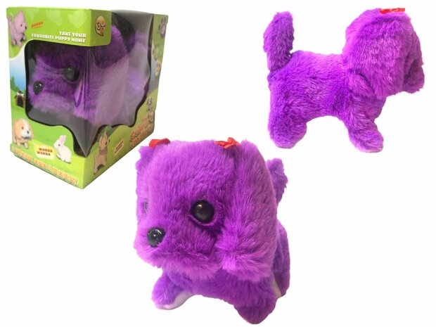 Cute Little Puppy - interaktiver Spielzeughund - bellt und l&auml;uft