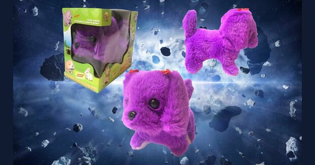 Cute Little Puppy - interactive toy dog - barks and walks