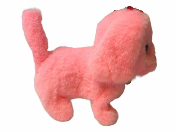 Cute Little Puppy cute toy Labrador dog barks and walks 19CM