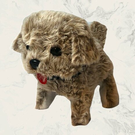 Cute Little Puppy schattig speelgoed Istarski ostrodlaki gonic hondje blaft en loopt 19CM