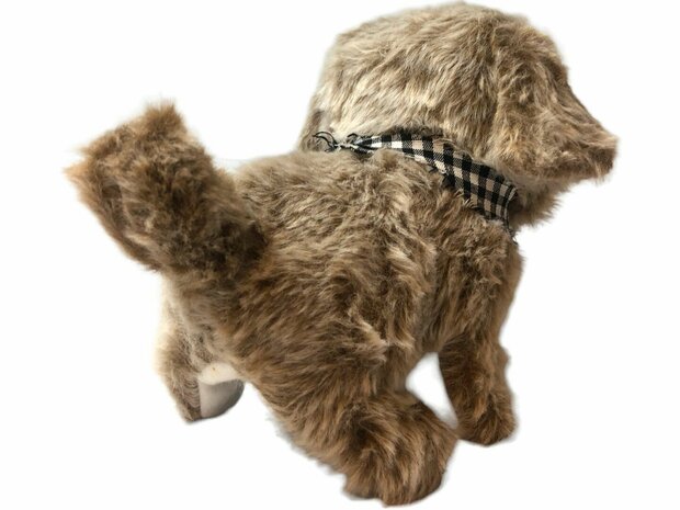 Cute Little Puppy cute toy Istarski ostrodlaki gonic dog barks and walks 19CM