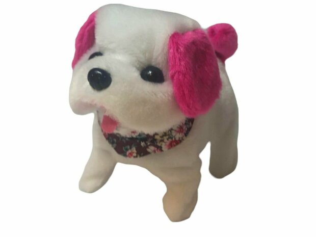 Cute Little Puppy cute toy Labrador dog barks and walks 19CM