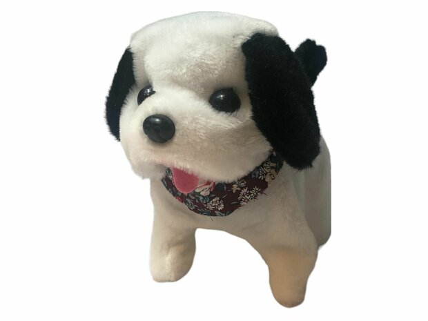 Cute Little Puppy cute toy Labrador dog barks and walks 19CM Cute little puppy can cute bark at you with his sweet face and also walk. Playing with your cute little dog is super fun. Take care of him like a real puppy and he w