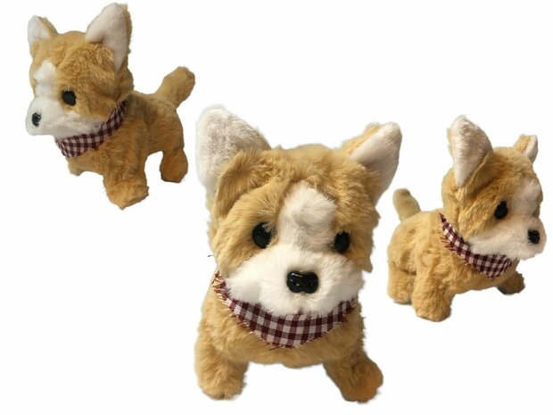 Cute Little Puppy schattig speelgoed hondje blaft en loopt 19CM