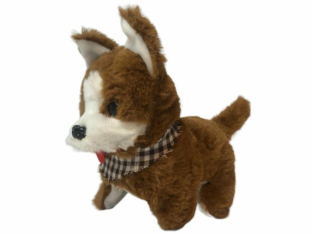 Cute Little Puppy schattig speelgoed hondje blaft en loopt 19CM