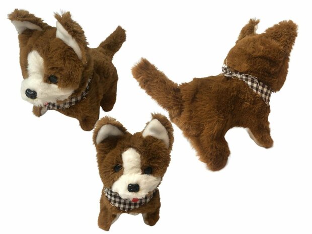 Cute Little Puppy cute toy dog barks and walks 19CM