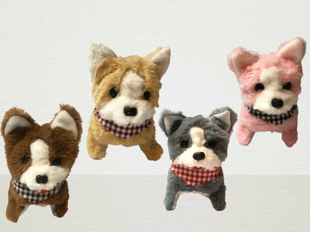 Cute Little Puppy cute toy dog barks and walks 19CM