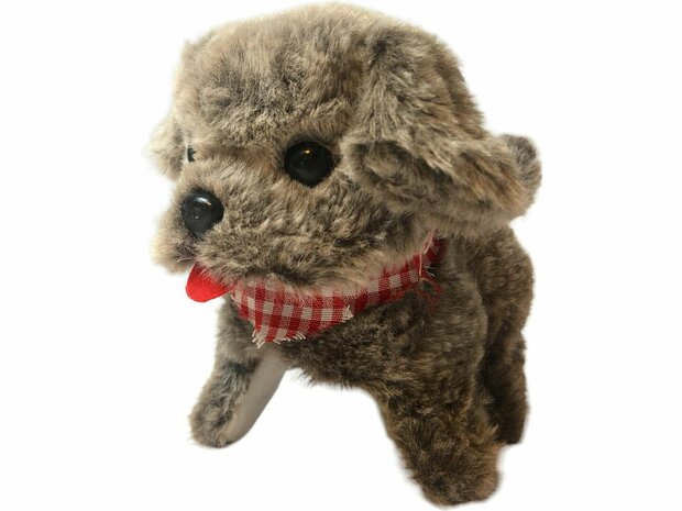 Toy Istarski ostrodlaki gonic dog barks and walks 19CM