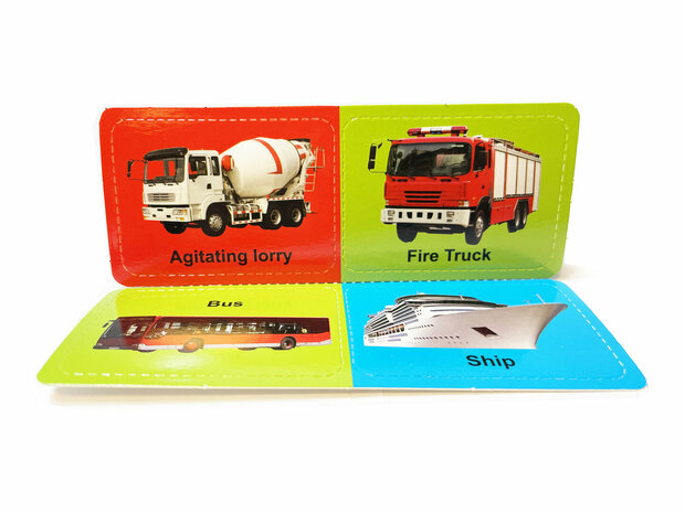 Feuerwehrbus - Spielzeugauto Feuerwehrauto - R&uuml;ckzugsantrieb - 13,5 cm