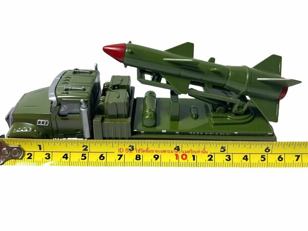 Diecast Metal Realistic Air Defense Missile Truck Toy. is made of high quality. - pull back drive - 16.5 C