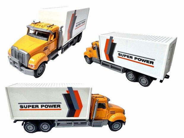 Die-cast speelgoed vrachtwagen - 16.5 CM