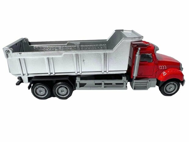 Vrachtwagen speelgoed met laadbak-kiepbak - Dump Truck - Die Cast metal Alloy voertuigen - 16.5CM