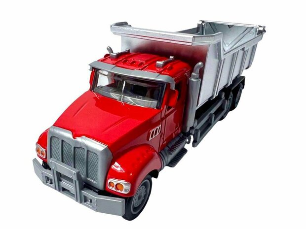 Truck toy with dump truck - Dump Truck - Die Cast metal Alloy vehicles - 16.5CM