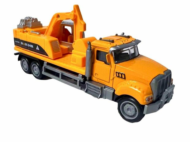 Diecast Constructie Werkvoertuigen - Builder Truck - Die Cast metal Alloy voertuigen - 16.5CM