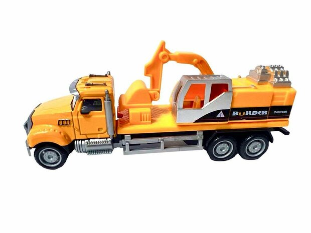 Diecast Constructie Werkvoertuigen - Builder Truck - Die Cast metal Alloy voertuigen - 16.5CM