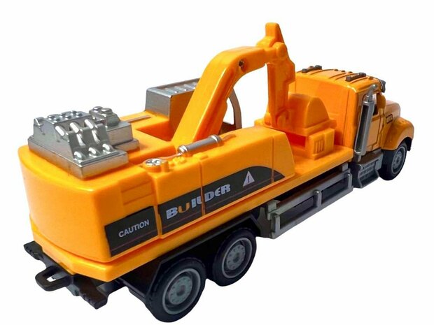 Diecast Constructie Werkvoertuigen - Builder Truck - Die Cast metal Alloy voertuigen - 16.5CM