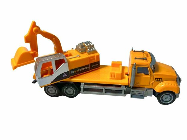 Diecast Constructie Werkvoertuigen - Builder Truck - Die Cast metal Alloy voertuigen - 16.5CM