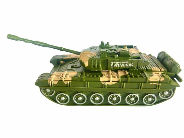 Army Tank, Die-Cast metal Alloy Armored Car Tank is made of high quality. - pull back drive - 16.5 CM